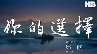 你的選擇 - 易欣『你的選擇沒有錯 我欠你的太多』【動態歌詞Lyrics】