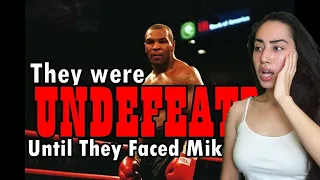 BOXING NOOB REACTS TO Mike Tyson vs 6 UNDEFEATED Opponents