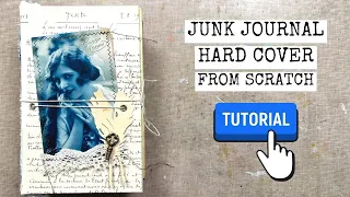 How To Make A Junk Journal Hard Cover from Scratch/Shariqa's Junk Journal Challenge Part 2/The Cover