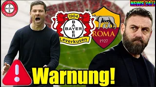 🔥Neuigkeiten Leverkusen! Alonso warnt De Rossi! „der Taktik-Fuchs“