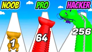 Pop Tube Run - NOOB vs PRO vs HACKER