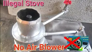 It took me 5 times to make Waste Oil Stove without air Blower