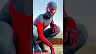 Spider-Man 2 PS5 Miles Morales Suit Up ( Herostime ) #spiderman #marvel #spiderverse #milesmorales