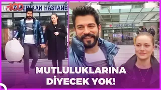 Burak Özçivit ile Fahriye Evcen'in 2. bebekleri Kerem'le ilk görüntüleri