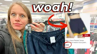 Thrift with Me (What a WILD Find!!) in this Reseller Vlog #2