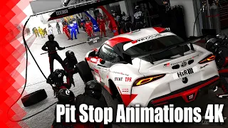 GT7 Pit Stop Animations - 4K