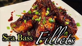 Pan Fried SEA BASS  Fillets