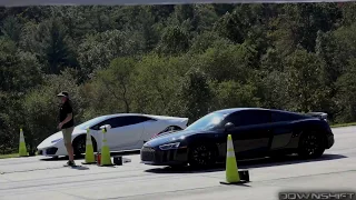 Audi R8 V10 vs Lamborghini Huracan V10