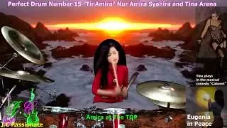 Perfect Drum Number 15 "TinAmira" Nur Amira Syahira & Tina Arena