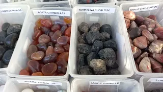 minerales en el mercadillo