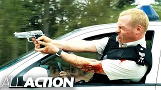 A Quaint Countryside Car Chase | Hot Fuzz | All Action