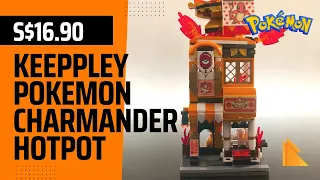 Keeppley Pokemon Charmander Hotpot Restaurant Building Block