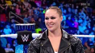 Wwe Smackdown Ronda Rousey, Charlotte Flair and Sonya Deville segment 2/25/22