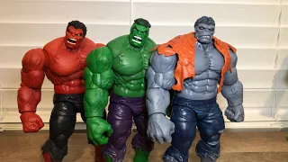 Marvel Legends RED GREEN GREY HULK