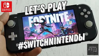 Fortnite - играем в портативе на Nintendo Switch Lite №1