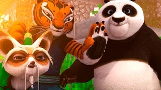 МУЛЬТИК КУНГ ФУ ПАНДА В МАЙНКРАФТЕ! ВОИН ДРАКОНА СПАС ГОРОД В MINECRAFT! KUNG FU PANDA ROLEPLAY