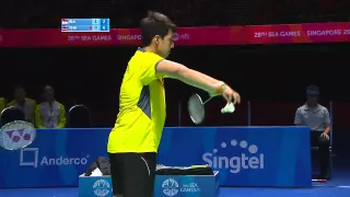 Badminton Men's Team Finals Match 4 (Day 7) | 28th SEA Games Singapore 2015