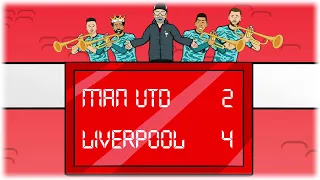 🎺2-4! MAN UTD vs LIVERPOOL!🎺 (Mane Klopp handshake, Salah, Jota, Firmino Goals Highlights)