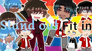Stand out fit in | gacha club gcmv | Pride Month Special (late)