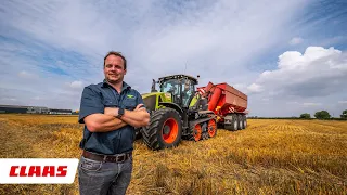 CLAAS AXION 960 TT | Flawborough Farms Interview