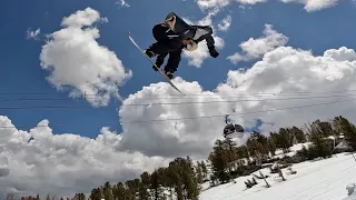 YUKI KADONO x UNBOUND park Mammoth Mountain CA GoPro snowboarding
