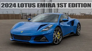 2024 LOTUS EMIRA V6 3.5 FIRST EDITION - 6-speed manual lightweight joy to drive - Amazing!