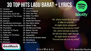 30 Top Hits Lagu Barat + Lyrics   Spotify Playlist