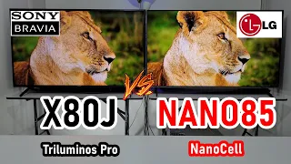 SONY X80J vs LG NANO85: 4K Smart TVs with Dolby Vision - Do they have HDMI 2.1?