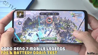 Oppo Reno7 5G Apex Legends Gaming test | Dimensity 900, 90Hz Display