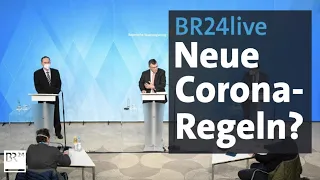 BR24live: Corona-Lockerungen für Bayern? Söder informiert | BR24