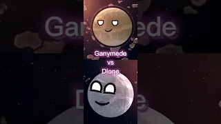 Ganymede vs Callisto,Dione and Jupiter #solarballs