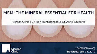 MSM: The Mineral Essential for Health
