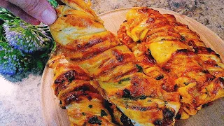 Не рецепт, а находка! Вкуснее, чем пицца🍕Удобно брать с собой в школу