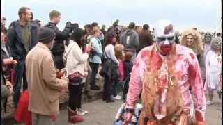 jimmy savile zombie beach of the dead walk brighton