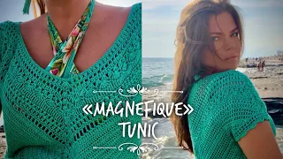 Такой подарок нужен всем! Туника «Magnefique» крючком! 🔥🔥🔥 Amazing crochet top