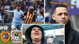 OSCAR STRIKES, PYRO PARTY AND ELECTRIC ATMOSPHERE! Hull City 1-1 Coventry City Matchday Vlog!