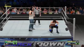 AJ Styles v. Luke Harper WWE Smackdown live 2/28/17