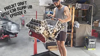 Montage du haut moteur + calage | BMW E30 V8 - Épisode 2