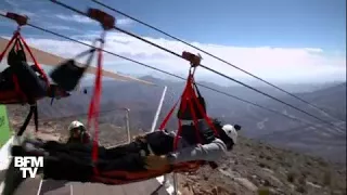 La plus longue tyrolienne au monde va vous donner des frissons