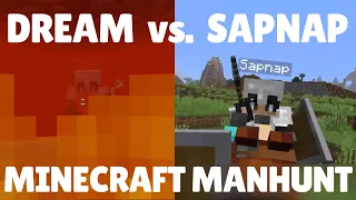 Dream vs Sapnap for 5 Minutes Straight - ON HORSE and IN LAVA - Minecraft Manhunt