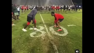 Terrell Owens goes One on one vs Jackson State Cornerbacks CJ Holmes & Isaiah Bolden