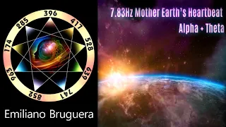 7,83Hz Mother Earth’s Heartbeat, Alpha + Theta Waves, Schumann Resonance for Grounding & Well Being