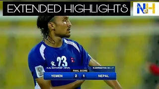 Extended Highlights: Yemen 2-1 Nepal - 2019 AFC Asian Cup Qualifier