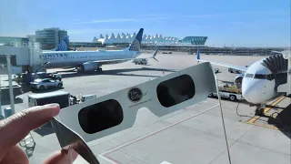 My Flight Experience Thru Solar Eclipse - United Airlines Denver To Orlando / Path Of Totality FAIL