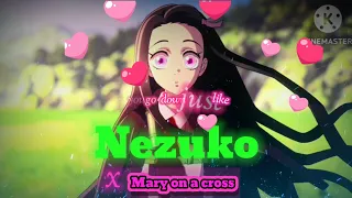 💫Nezuko Tanjiro | x Mary on a cross ~ emotional moment [AMV] Edit 🥺