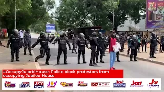 #OccupyJulorbiHouse: Police block protestors from occupying Jubilee House