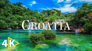 FLYING OVER CROATIA (4K UHD) - Scenic Relaxation Film With Calming Music - 4K Video Ultra HD