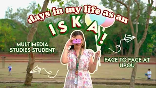 uni vlog: DAYS IN MY LIFE at UP Diliman (multimedia studies, upou, face to face, iska)