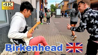 Busking in Birkenhead / 2022 / Wirral / Jimi Hendrix / street musician / uk / 日本人ギタリスト / 4K /
