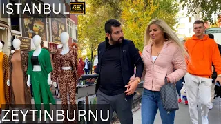 Zeytinburnu Wholesale Market Street Walking Tour , Istanbul Shopping Guide | 4K 30FPS| November 2022